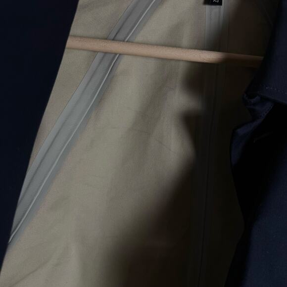 A.P.C. Men’s Solid Navy Blue Cotton Button Front Chore Jacket Size XS - Picture 9 of 10